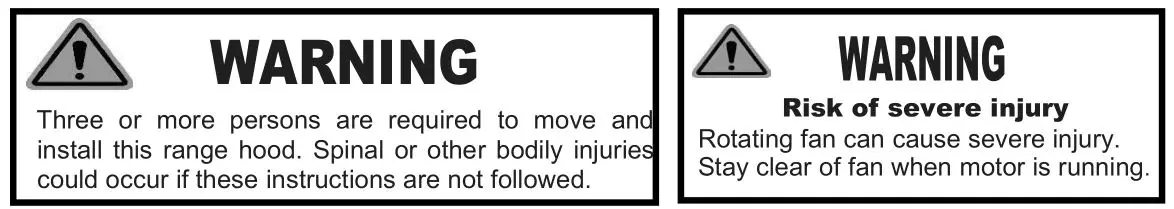 Adexa AP238-PS83-36 Under Mount Hood - warning
