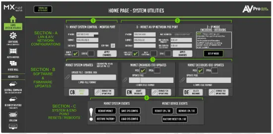 NETWORK CONFIGURATIONS