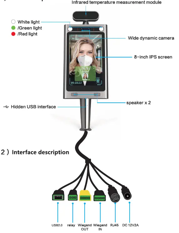 AXIOMTEK-ITC080-Face-Recognition-Temperature-Measurement-Terminal-1