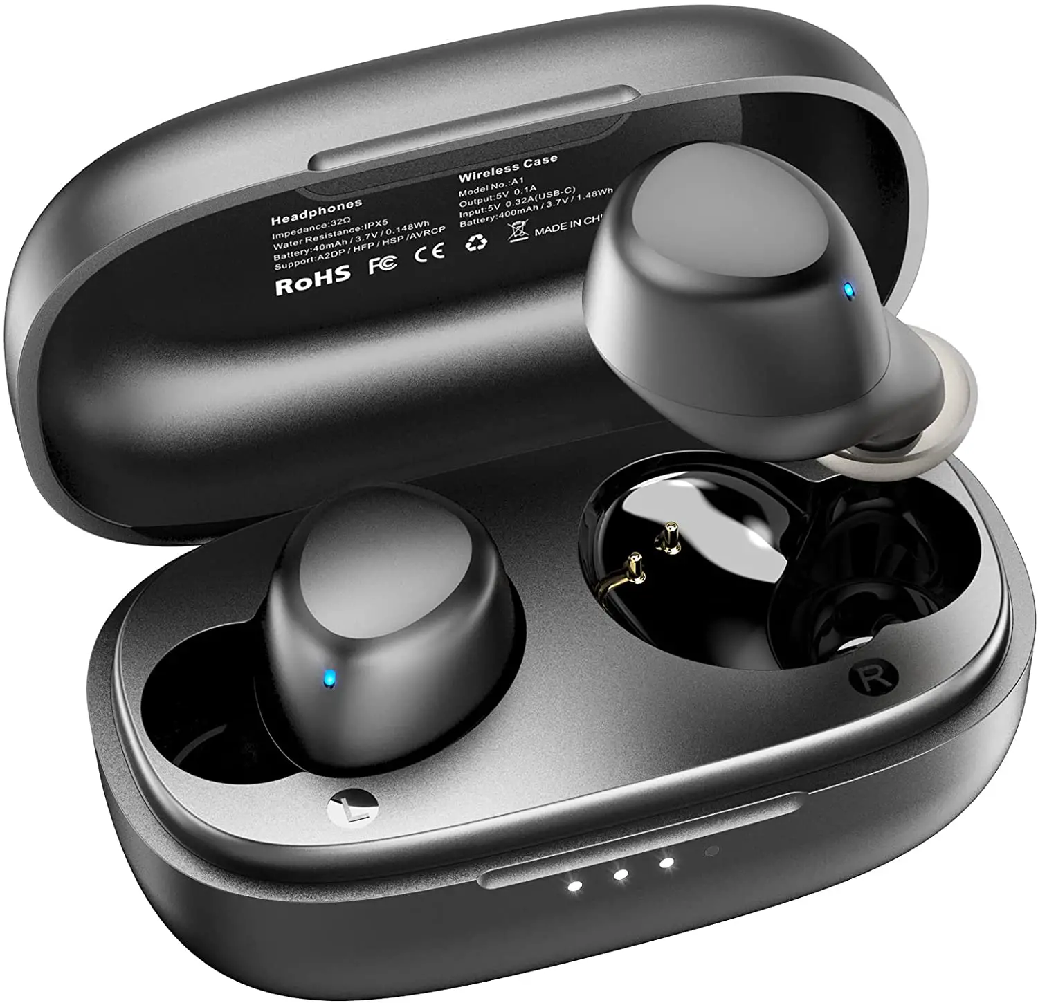 TOZO-A1-Mini-Wireless-Earbuds-Bluetooth-5.0-in-Ear-Light-Weight-Headphones-Image