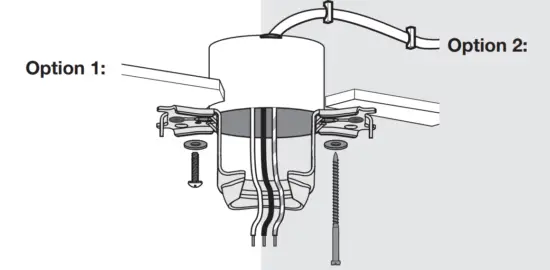 Installing the Ceiling Bracket