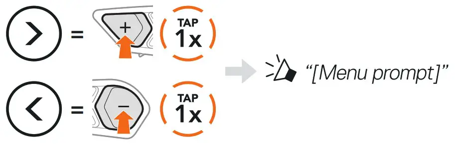SSCHUBERTH 20013668 SC2 Communication System - CONFIGURATION MENU 2