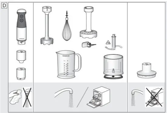 KENWOOD HBM40 Triblade XL Hand Blender - figure 3