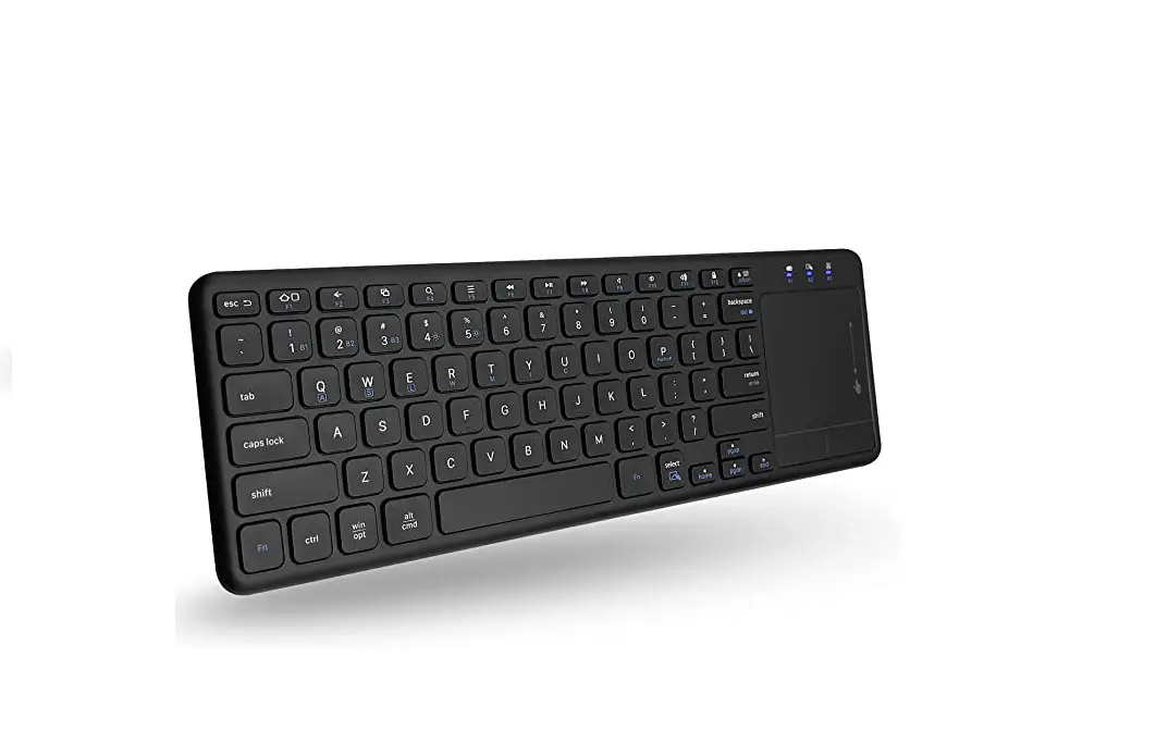 Macally Bttvkey Quick Switch Bluetooth Tv Keyboard With Touchpad For Three Devices User Guide Macally Bttvkey Quick Switch Bluetooth Tv Keyboard With Touchpad For Three Devices User Guide