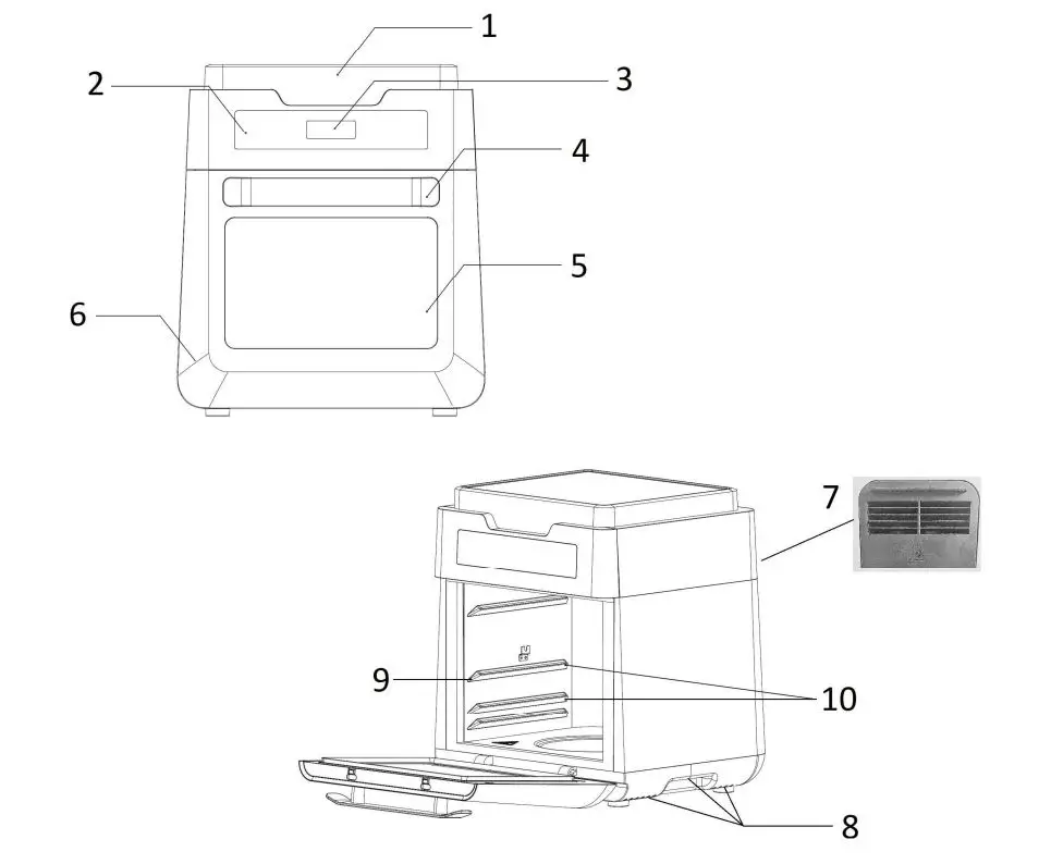 Ardes-AR1KP12000-AIR-FRYER-OVEN-1