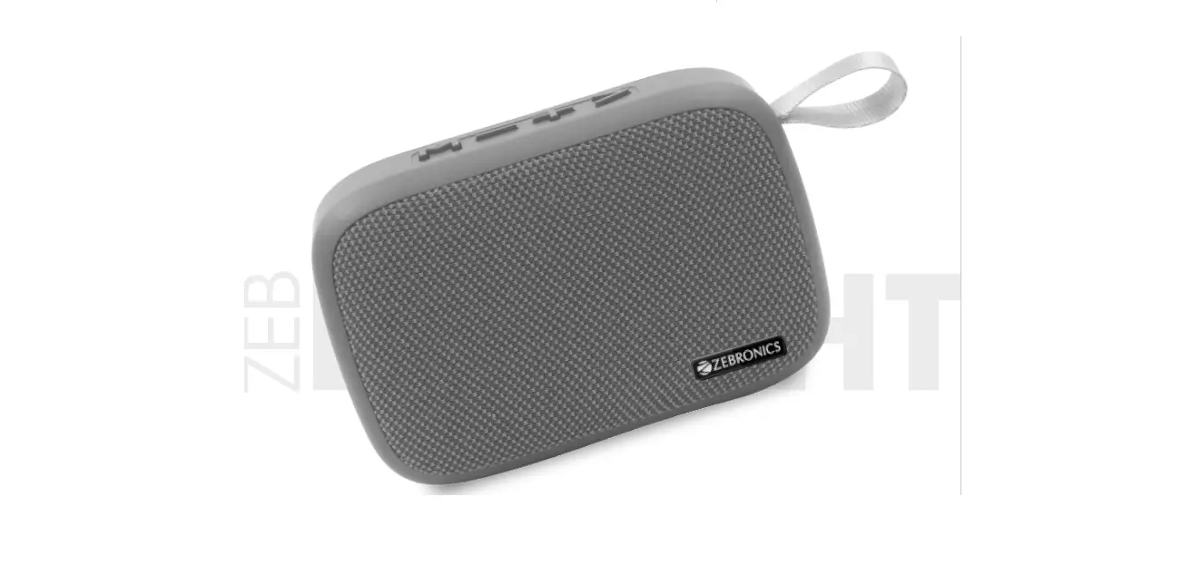 Zebronics Zeb Delight Portable Wireless Speaker User Manual