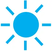 EdenPURE A6007 OxiLeaf Refrigerator Air Purifier Blue A