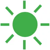 EdenPURE A6007 OxiLeaf Refrigerator Air Purifier Green A