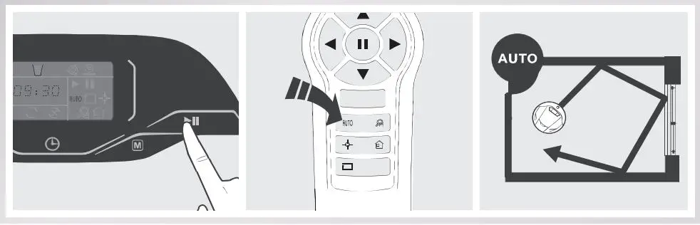 ECOVACS Rebotic Vacuum cleaner Instruction Manual - AUTO Cleaning Mode