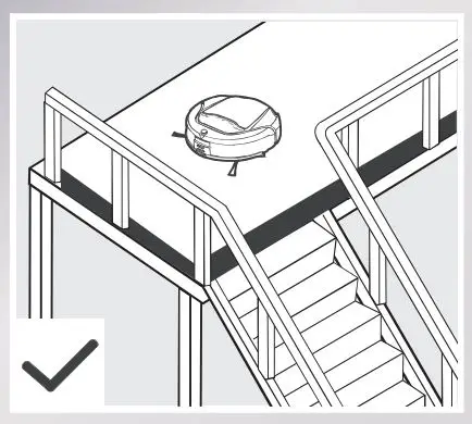 ECOVACS Rebotic Vacuum cleaner Instruction Manual - Anti-Drop Sensors