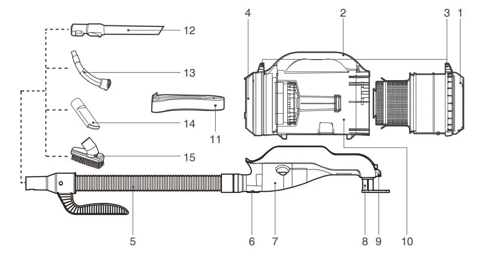 ECOVACS Rebotic Vacuum cleaner Instruction Manual - Handheld Vacuum Cleaner