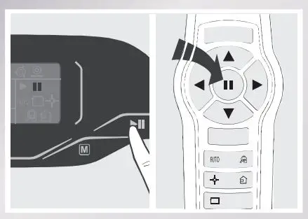 ECOVACS Rebotic Vacuum cleaner Instruction Manual - Pause