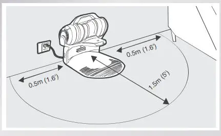 ECOVACS Rebotic Vacuum cleaner Instruction Manual - Placement