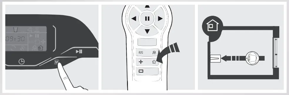 ECOVACS Rebotic Vacuum cleaner Instruction Manual - Return to Charger Mode
