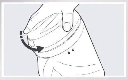 ECOVACS Rebotic Vacuum cleaner Instruction Manual - Twist the Handheld Vacuum Cleaner top cover