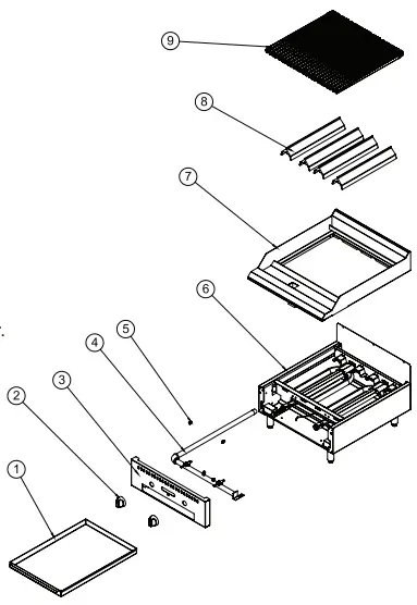 COUNTERTOP RADIANT GAS CHARBROILER
