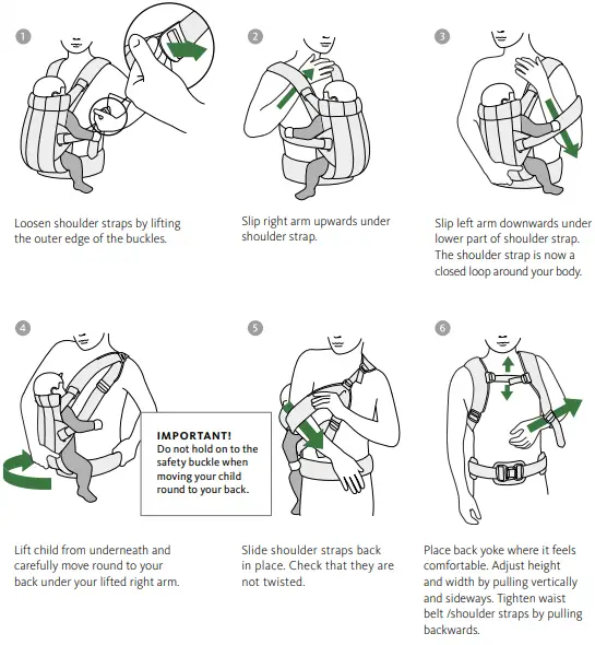 BabyBj rn 3D Mesh BABY CARRIER HARMON-fig11