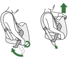 BabyBj rn 3D Mesh BABY CARRIER HARMON-fig8