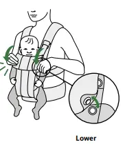 BabyBj rn 3D Mesh BABY CARRIER HARMON-fig9