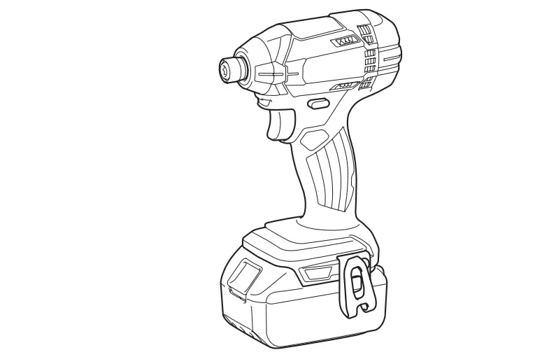 Makita Dtd152 Cordless Impact Driver With Battery And Charger Instruction Manual