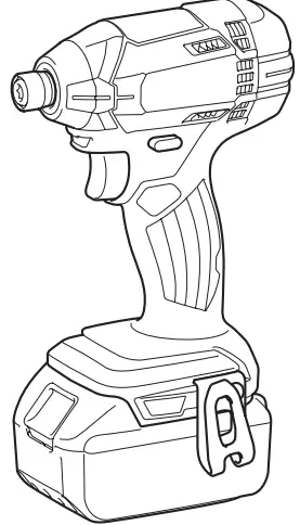 makita DTD152 Cordless Impact Driver with Battery and Charger-fig1