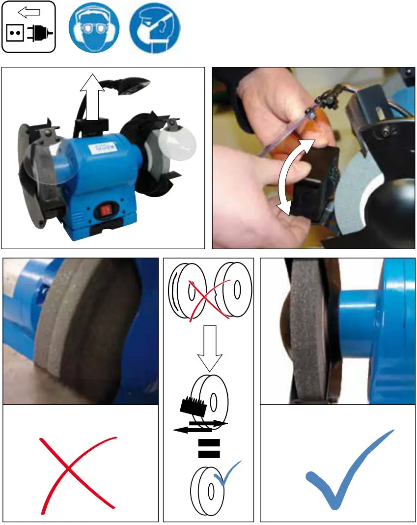 Gude GDS 150 L Double Grinder - Fig 5