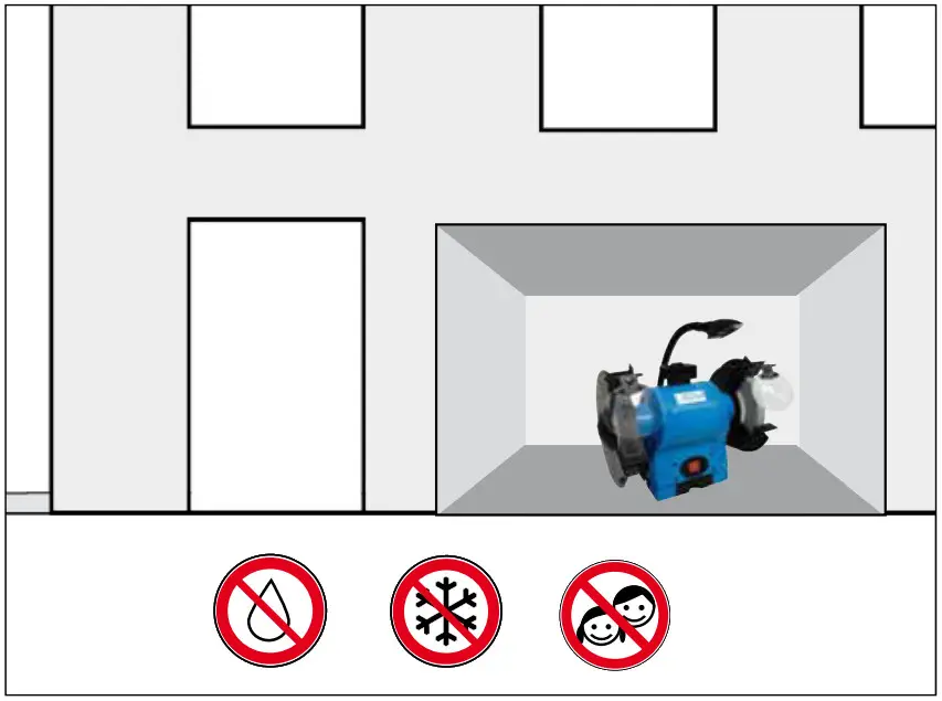 Gude GDS 150 L Double Grinder - Fig 7