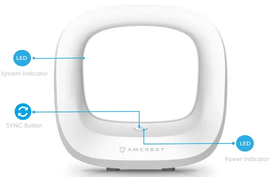 AMCREST Wire-Free Battery Your Smart Hub