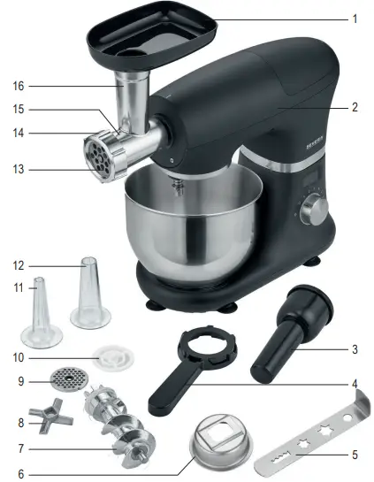 SEVERIN ZB 5591 Meat Grinder-fig2