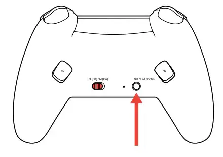gioteck WX4 Plus Wireless RGB Controller - LED CONTROL