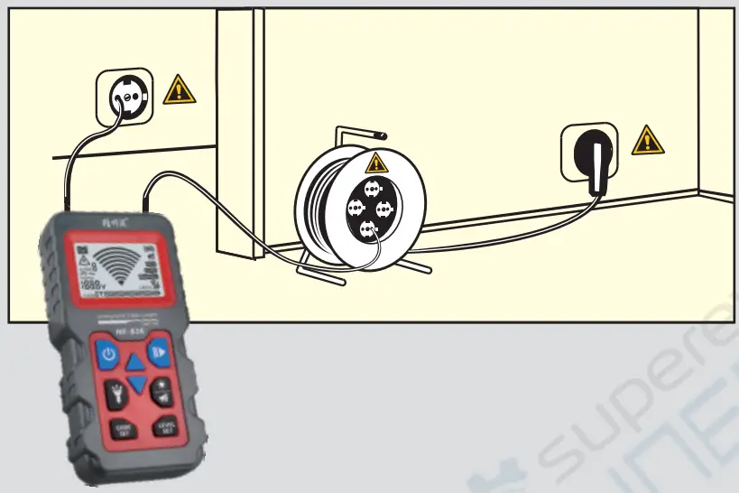 Detecting charged  circuits