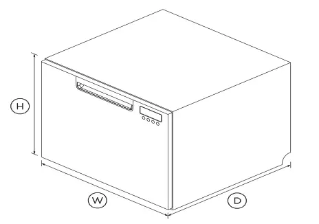 FISHER PAYKEL DD24SCTW9 N 24 Inch Full Console Double DishDrawer - FIg 2