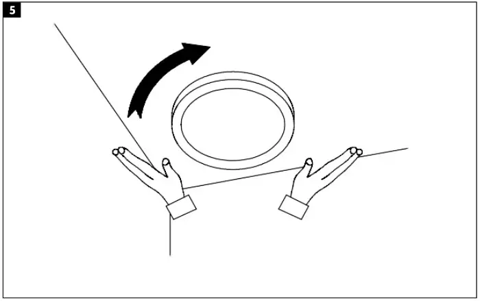 anslut 019880 Ceiling Light Fixture with Motion Sensor - overview 4