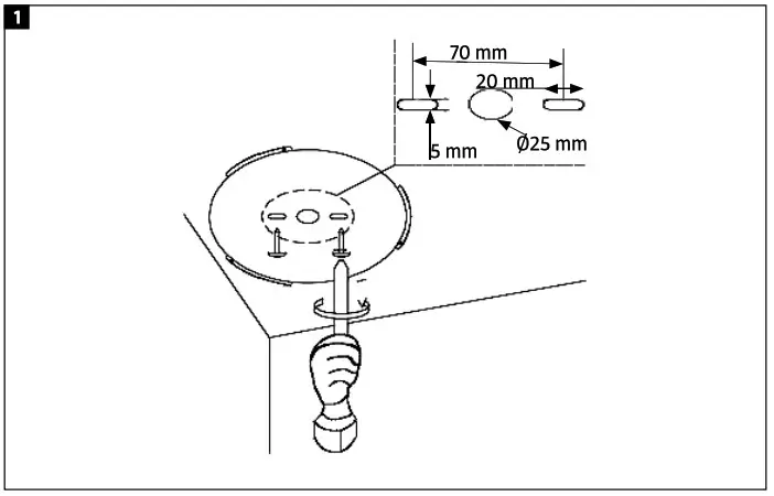 anslut 019880 Ceiling Light Fixture with Motion Sensor - overview