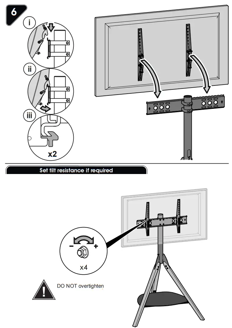 AVF FSL1000HOXBB A Hoxton Tripod TV Stand - fig 10
