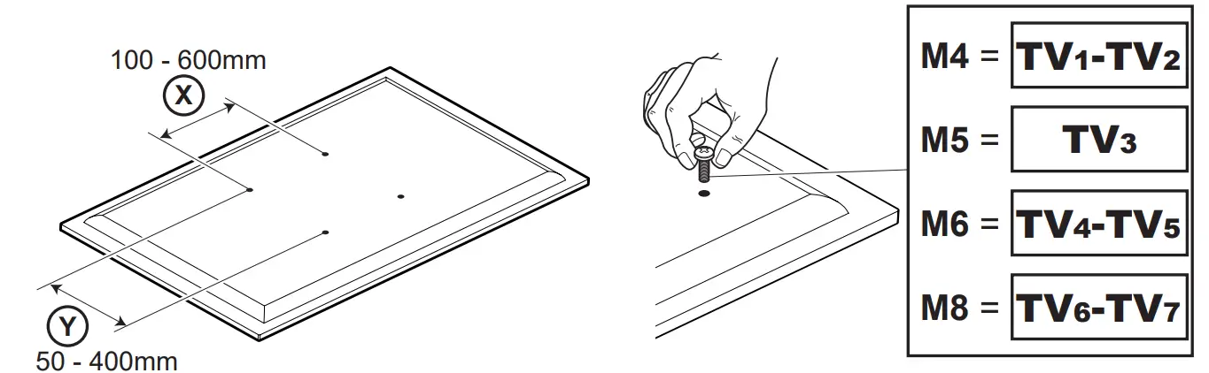 AVF FSL1000HOXBB A Hoxton Tripod TV Stand - fig 3