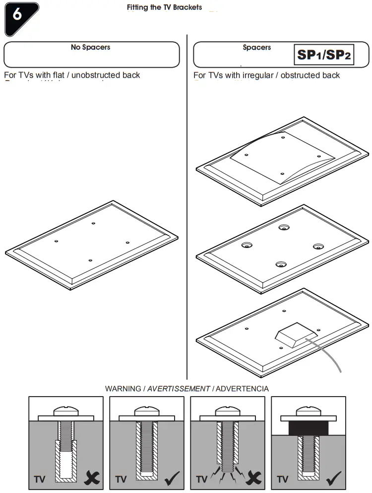 AVF FSL1000HOXBB A Hoxton Tripod TV Stand - fig 8