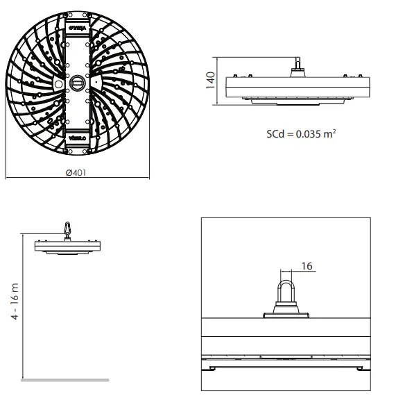 VIZULO Acorn Gen2 LED Industrial Luminaire 1