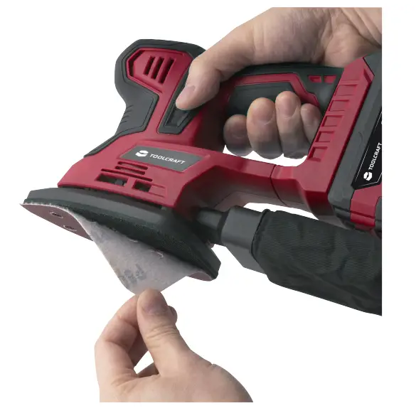 TOOLCRAFT 2475777 Rechargeable Multi Sander - sanding sheet