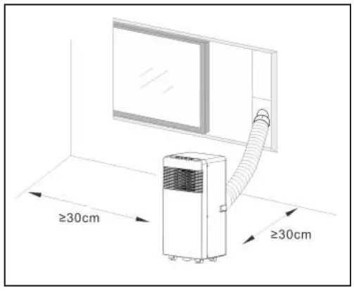 Woods WAC704G Milan Silent 7K Air Conditioner - Installation 1