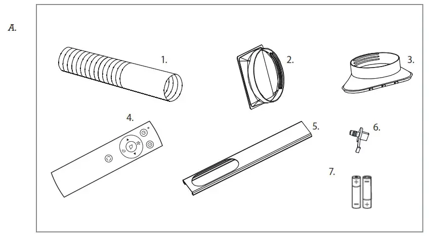 Woods WAC704G Milan Silent 7K Air Conditioner - Product Overview 1
