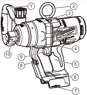 Milwaukee M18 FUEL 1 High Torque Impact Wrench With One-key Owner - FUNCTIONAL DESCRIPTION