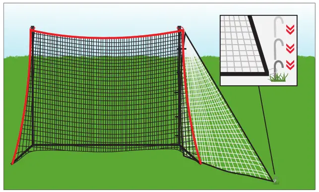 RUKKET SPORTS WING100 Multi-Sport Side Nets - 4