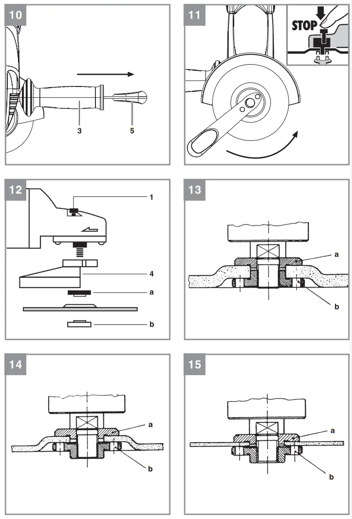 Einhell AXXIO 18150 Cordless Angle Grinder - fig 2