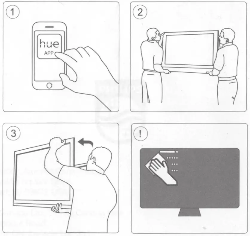 PHILIPS 945560425 Hue Play Gradient Lightstrip Bande Lumineuse - fig1