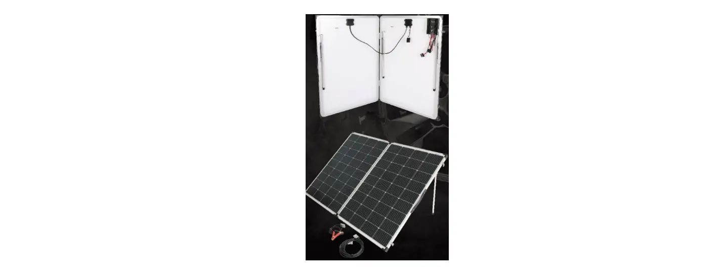 Xtm 4x4 Accessories 280w Folding Solar Panel Kit Instruction Manual