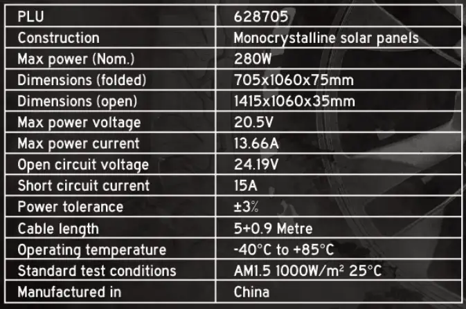 XTM 4x4 Accessories 280W Folding Solar Panel Kit-fig10