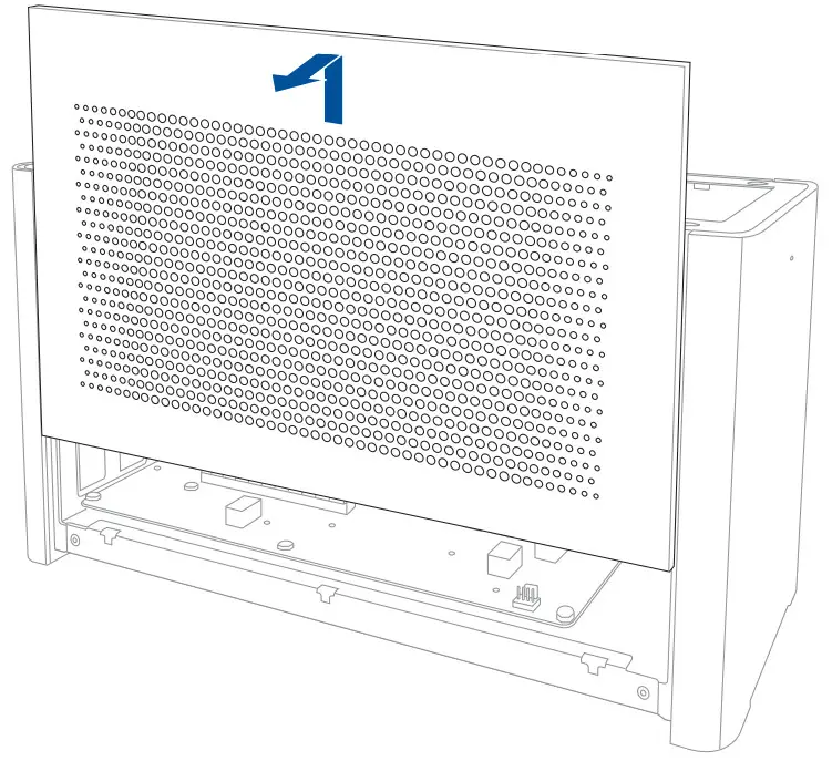 ASUS XG Station PRO - Slide the side cover u