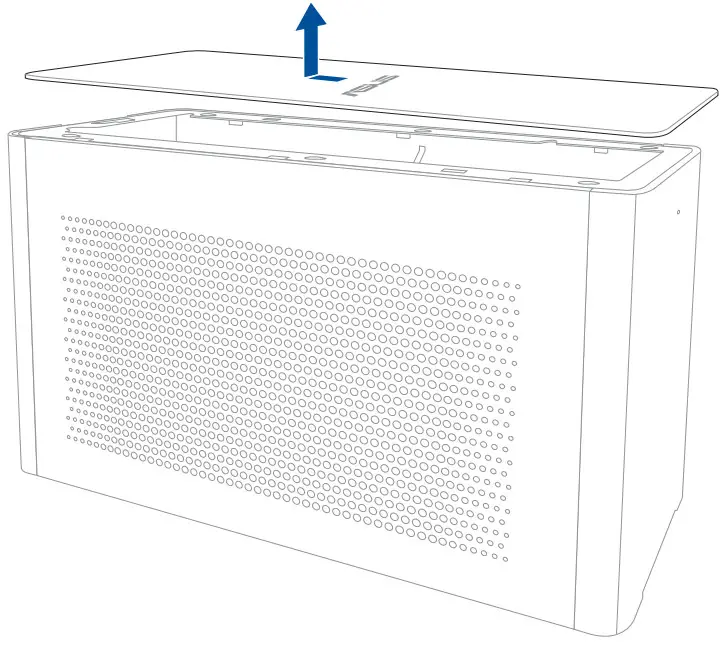 ASUS XG Station PRO - Slide the top cover