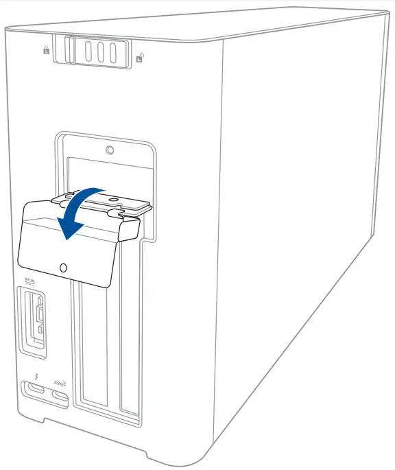 ASUS XG Station PRO - opened position